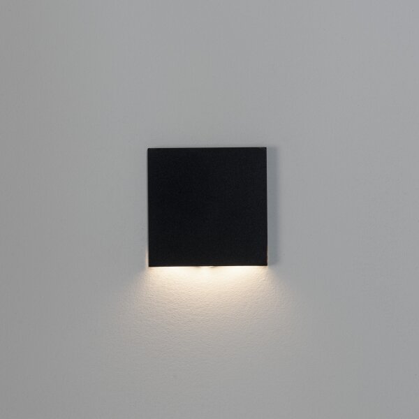 Kanlux 90824 - Lampada per scale MAGNIK LED/1,7W/230V CCT, nera squadrata