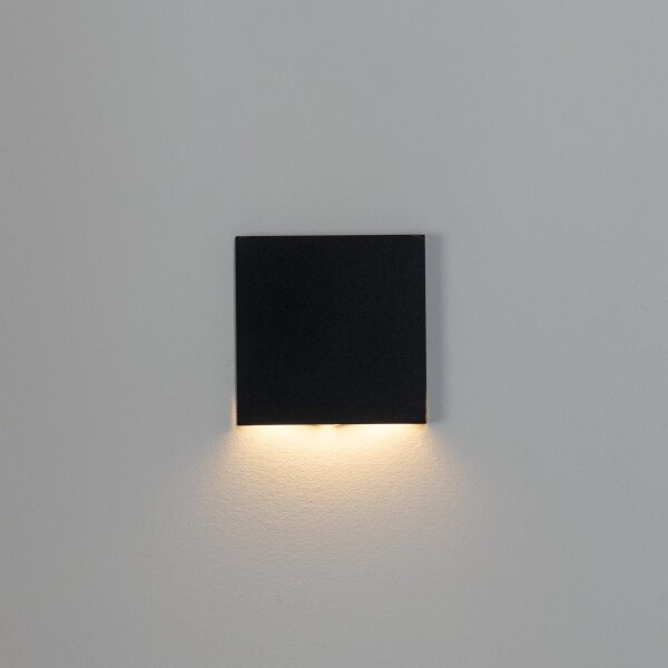 Kanlux 90824 - Lampada per scale MAGNIK LED/1,7W/230V CCT, nera squadrata
