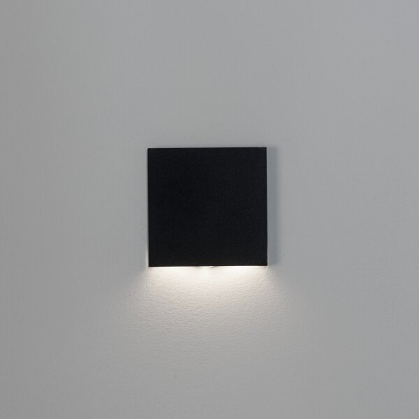 Kanlux 90824 - Lampada per scale MAGNIK LED/1,7W/230V CCT, nera squadrata