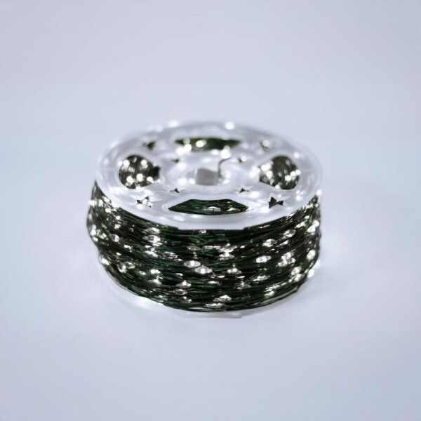 Catena natalizia LED da esterno 1000xLED/230V 8 funzioni 53 m IP44 bianco freddo + telecomando