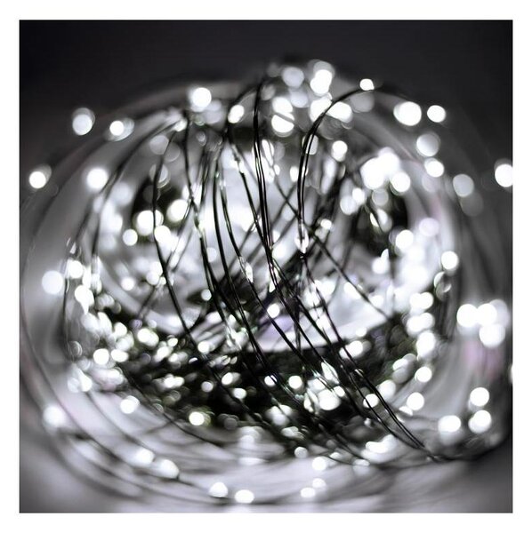 Catena natalizia LED da esterno 1000xLED/230V 8 funzioni 53 m IP44 bianco freddo + telecomando