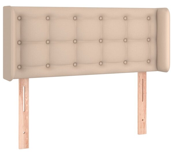 Testiera ad Orecchio Cappuccino 93x16x78/88 cm in Pelle finta
