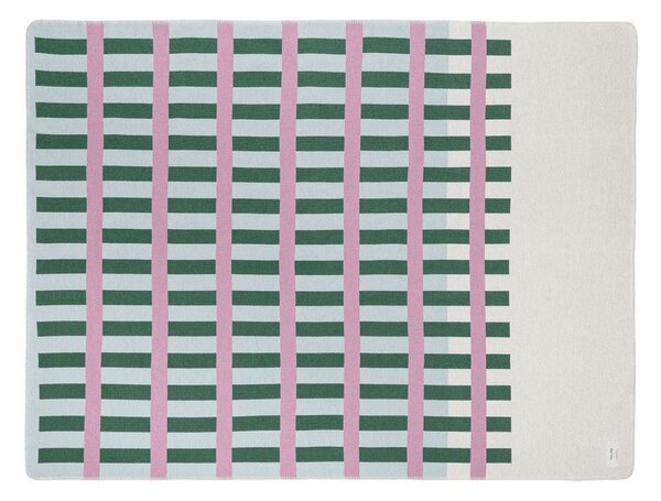 Coperta verde/rosa 160x200 cm Onu – noo.ma