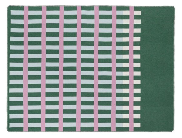 Coperta verde/rosa 160x200 cm Onu – noo.ma