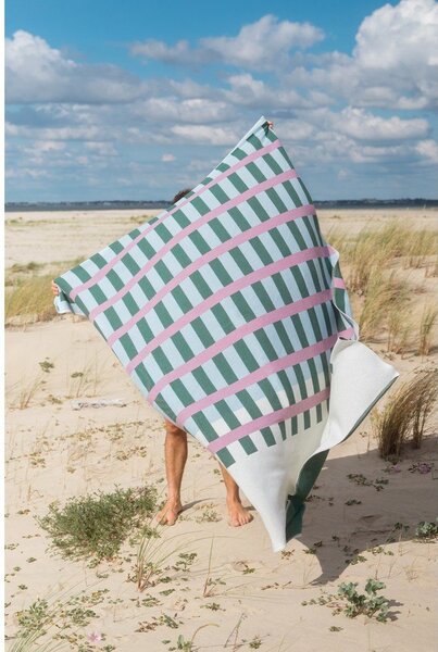 Coperta verde/rosa 160x200 cm Onu – noo.ma