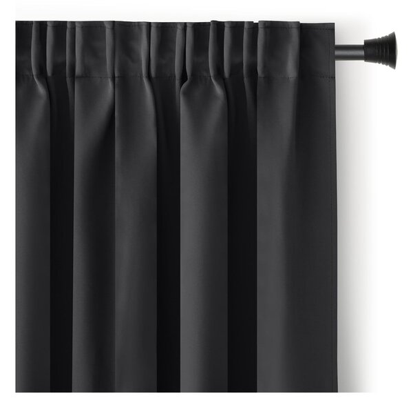 Tenda parzialmente oscurante nera 140x245 cm Kierra – Restilo