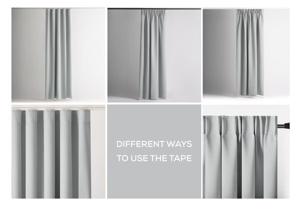 Tenda parzialmente oscurante grigio chiaro 140x270 cm Kierra – Restilo