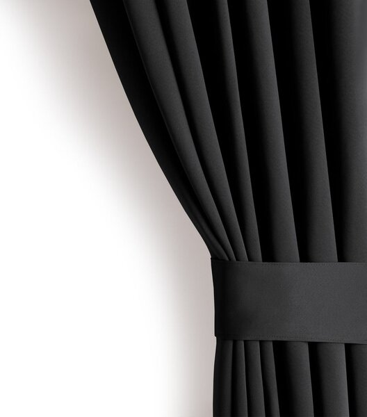 Tenda parzialmente oscurante nera 140x245 cm Kierra – Restilo