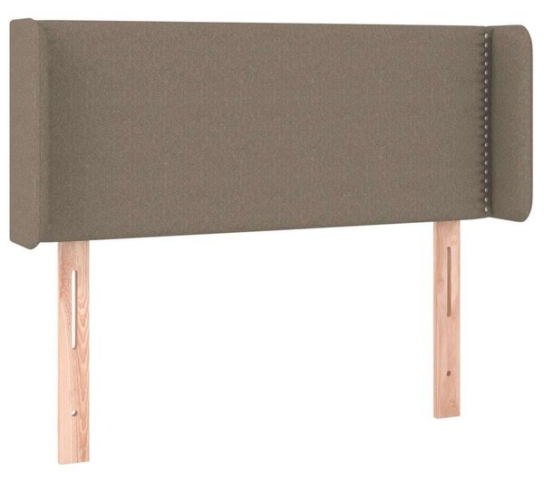 Testiera ad Orecchio Tortora 93x16x78/88 cm in Tessuto