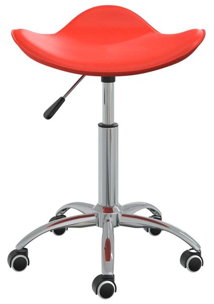 VidaXL Sedia da ufficio in Pelle finta rossa
