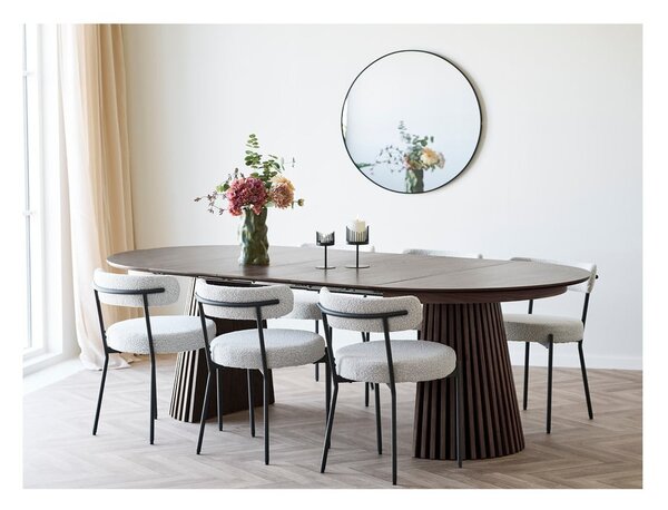 Vaso verde in ceramica (altezza totale 25,5 cm) Lika – House Nordic