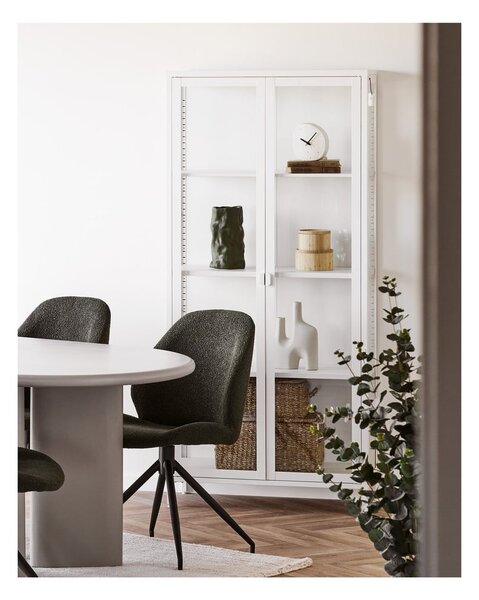 Vaso verde in ceramica (altezza totale 25,5 cm) Lika – House Nordic
