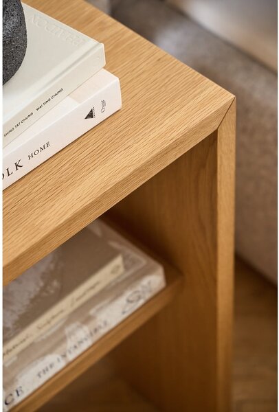 Comodino in colore naturale con effetto rovere Arlon - Actona