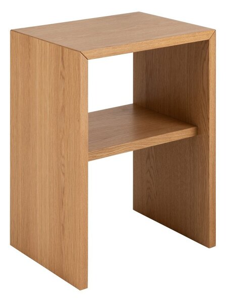Comodino in colore naturale con effetto rovere Arlon - Actona