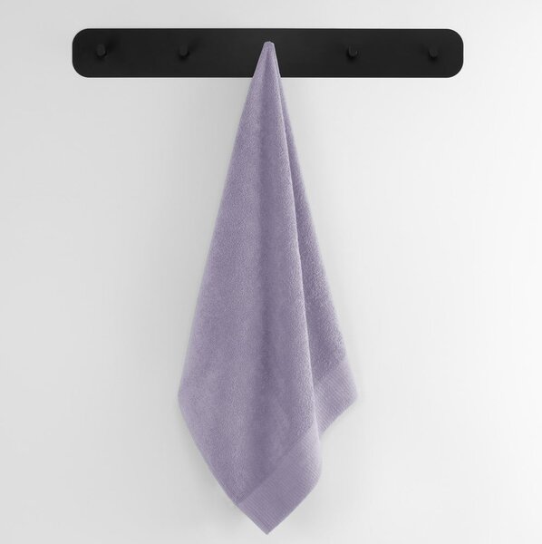 Set di asciugamani per viso e corpo tipo terry lavanda in cotone 4 pz Amari – Restilo