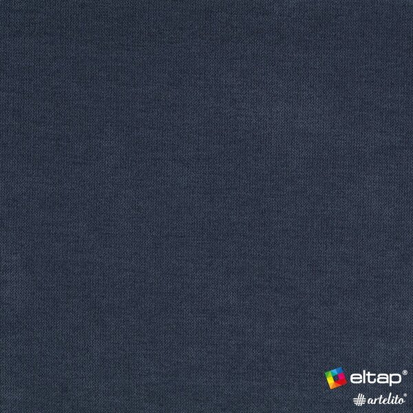 Divano blu scuro allungabile/con contenitore e rivestimento in ciniglia 155 cm Laine – ELTAP