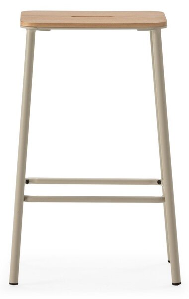 Set di sedie da bar color crema 2 pz (altezza della seduta 65 cm) Abba – Marckeric