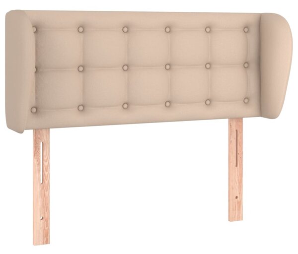 Testiera ad Orecchio Cappuccino 103x23x78/88 cm in Pelle finta