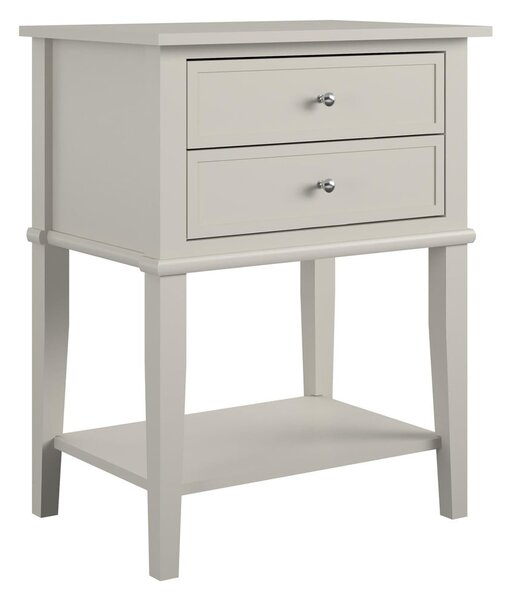 Comodino grigio chiaro Franklin - Støraa