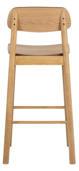 Sgabello da bar in colore naturale (altezza seduta 74 cm) Barlow - Actona