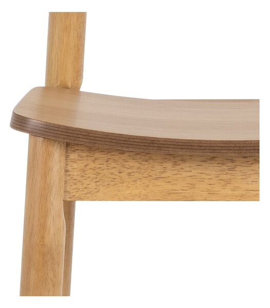 Sgabello da bar in colore naturale (altezza seduta 74 cm) Barlow - Actona