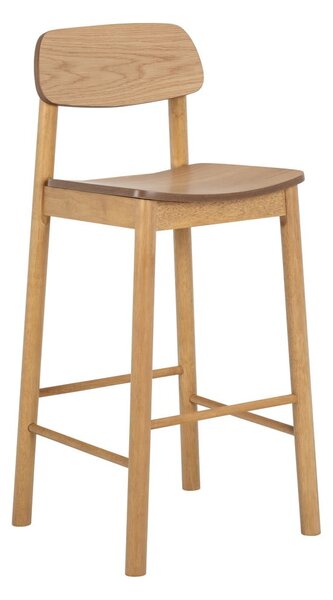 Sgabello da bar in colore naturale (altezza seduta 74 cm) Barlow - Actona