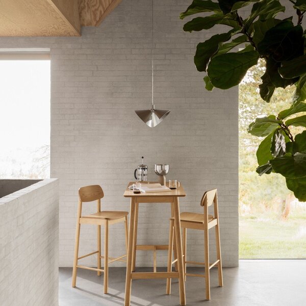 Sgabello da bar in colore naturale (altezza seduta 74 cm) Barlow - Actona