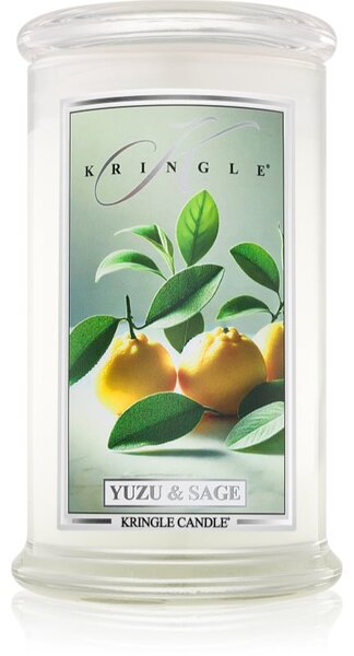 Kringle Candle Yuzu & Sage candela profumata 623 g