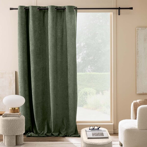 Tenda verde in bouclé 140x260 cm Winona – douceur d'intérieur