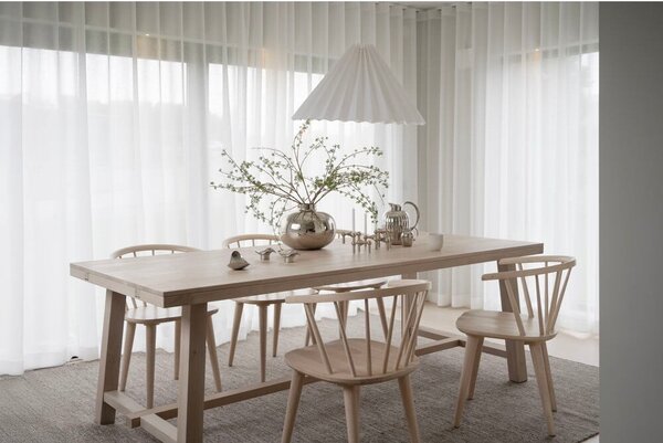 Tavolo da pranzo in rovere laccato opaco , 220 x 95 cm Brooklyn - Rowico