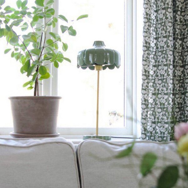 PR Home Lampada da tavolo Wells, Verde, Soggiorno / Sala da pranzo, Metallo, Lampada da tavolo