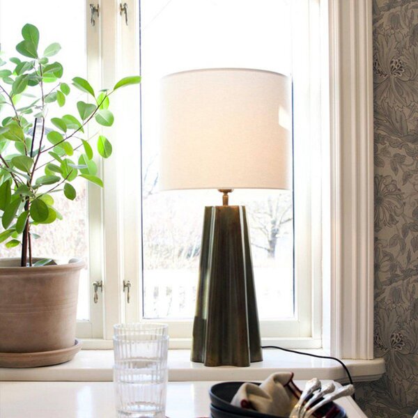 PR Home Lampada da tavolo Aira, Ottone / Oro, Soggiorno / Sala da pranzo, Metallo, Lampada da tavolo