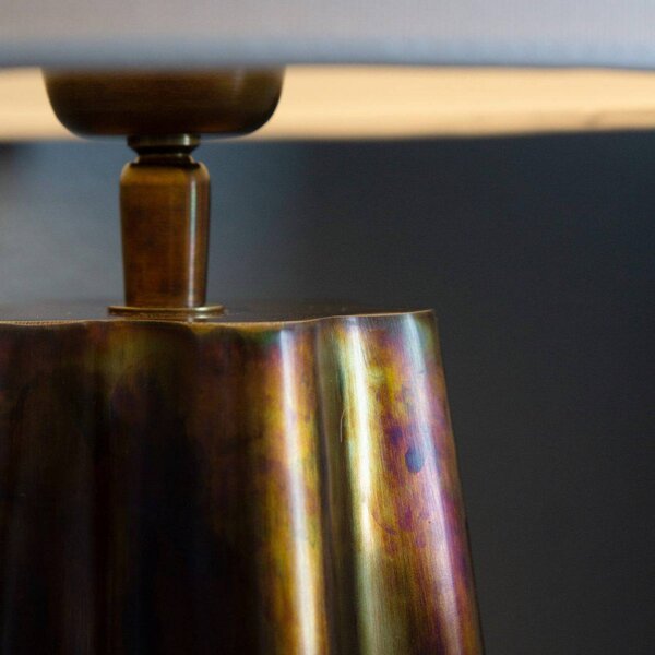 PR Home Lampada da tavolo Aira, Ottone / Oro, Soggiorno / Sala da pranzo, Metallo, Lampada da tavolo
