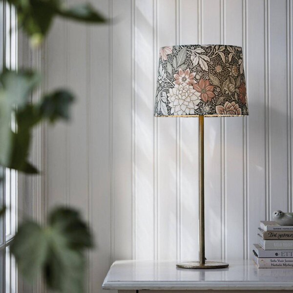 PR Home Lampada da tavolo Base Dahlia, Verde, Soggiorno / Sala da pranzo, Metallo, Lampada da tavolo