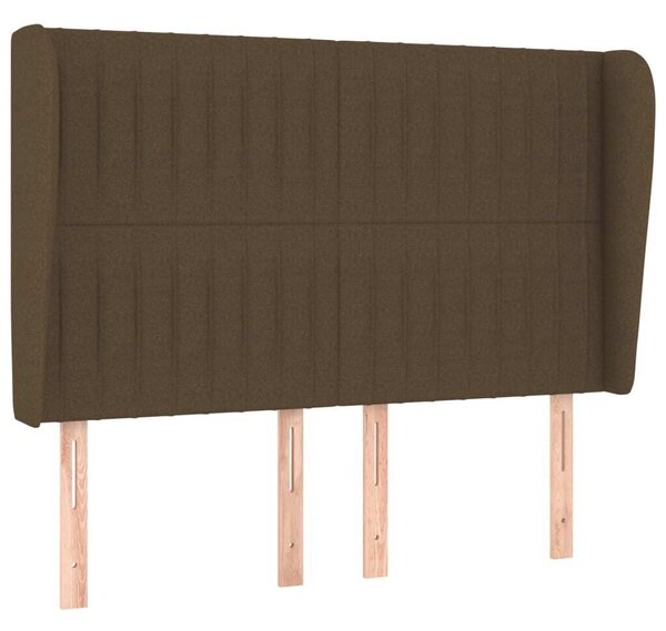 Testiera ad Orecchio MarroneScuro147 x 23 x 118/128cm inTessuto
