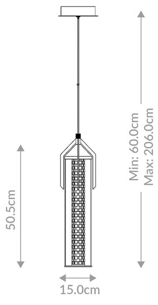 Quintiesse Lampada a sospensione ESPADA, dimmerabile, Ottone / Oro, Soggiorno / Sala da pranzo, Alluminio, Moderno, Lampada a sospensione