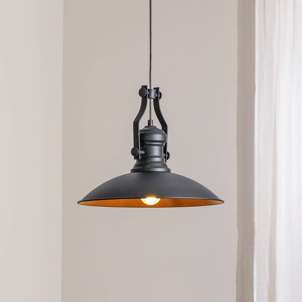 Lampada a sospensione Fimda ROYALTECH, dimmerabile, Nero, Soggiorno / Sala da pranzo, Metallo, Lampada a sospensione