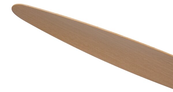 ZEVENTI - Ventilatore da soffitto LED VENTORA LED/24W/230V Wi-Fi Tuya bianco/rovere + telecomando