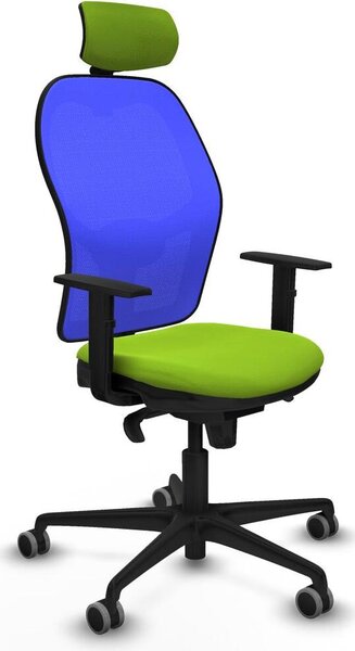 Sedia da ufficio con poggiatesta Piqueras y Crespo 1D036G2 Colore pistacchio