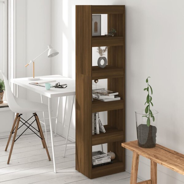 Libreria/Divisorio Rovere Fumo 40x30x166 cm