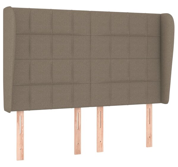 Testiera ad Orecchio Tortora 147 x 23 x 118/128 cm in Tessuto