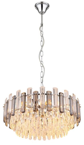 Globo 63109H - Lampadario a catena ORGINA 12xE14/40W/230V