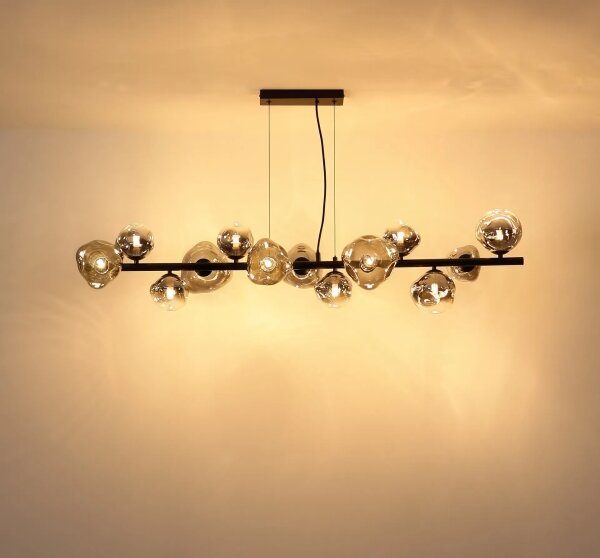Globo 56149-13H - Lampadario a sospensione con cavo VELORA 13xG9/5W/230V