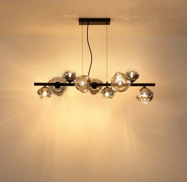 Globo 56149-9H - Lampadario a sospensione con cavo VELORA 9xG9/5W/230V