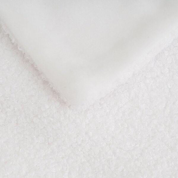 Coperta bianca in sherpa 130x160 cm Sherpa Bouclé – Casa Selección