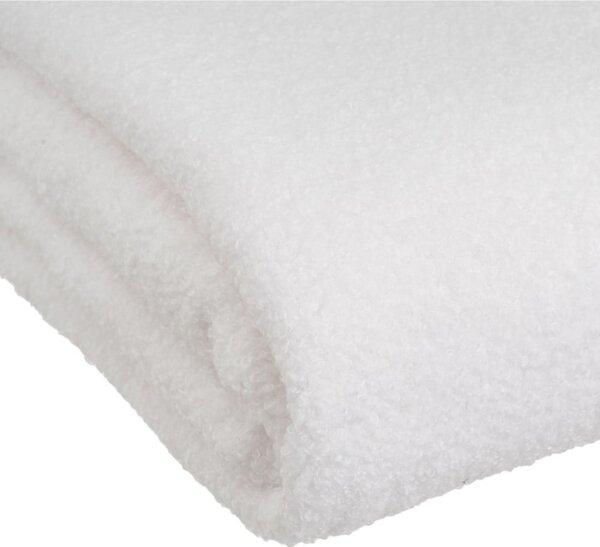 Coperta bianca in sherpa 130x160 cm Sherpa Bouclé – Casa Selección