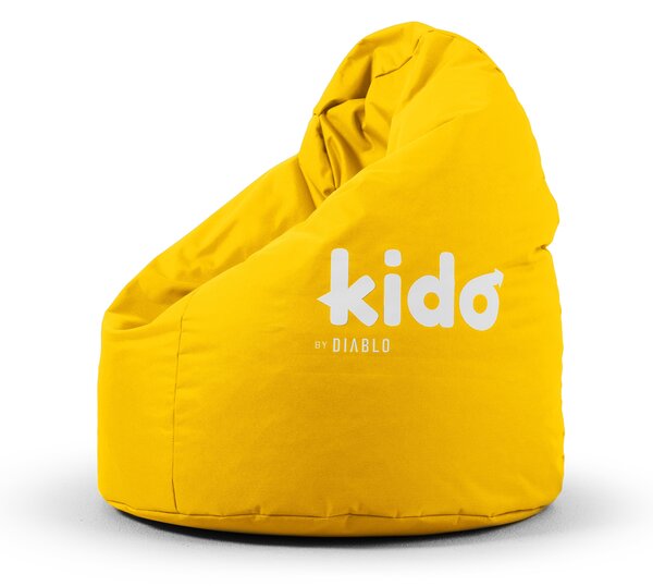 Pouf per bambini Kido by Diablo: giallo