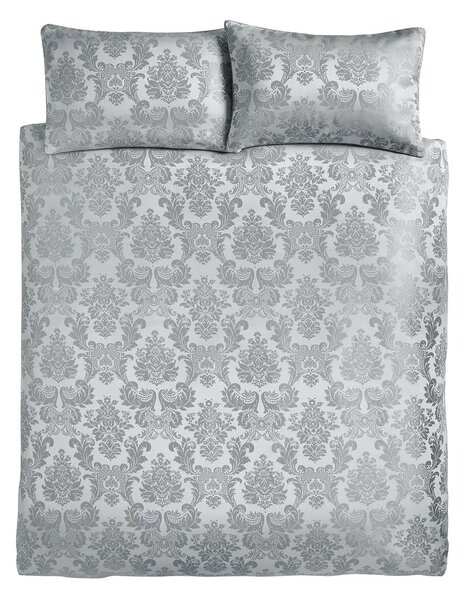 Biancheria da letto grigia Jacquard, 200 x 200 cm Damask Jacquard - Catherine Lansfield