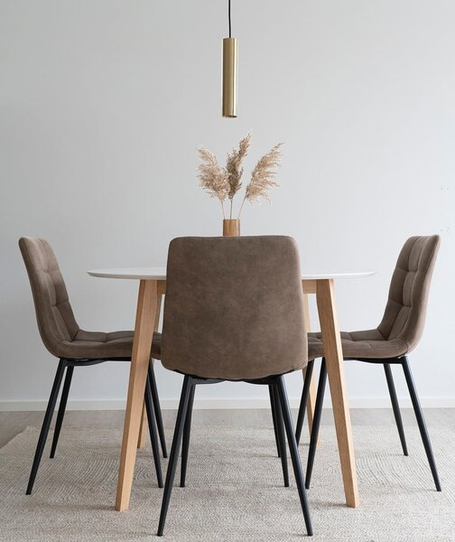 Sedie da pranzo in set marrone chiaro 2 pz Moseby – Bonami Essentials