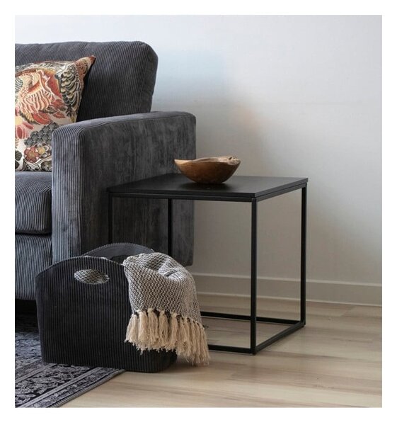 Tavolino nero , 45 x 45 cm Vita - House Nordic
